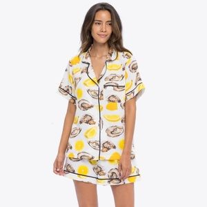KATIE KIME: THE WORLD IS YOUR OYSTER PAJAMA SHORTS SET - NWT